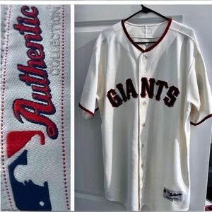 SF Giants Baseball Home Jersey by Majestic Authentic Collection